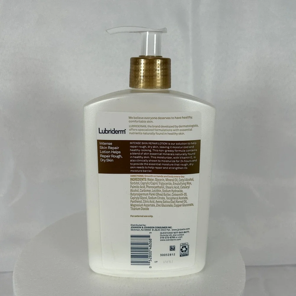 Lubriderm Intense Skin Repair Lotion for Rough Dry Skin 16 Fl Oz 473mL